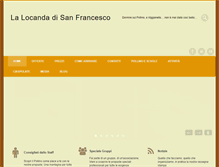 Tablet Screenshot of locandasanfrancesco.com